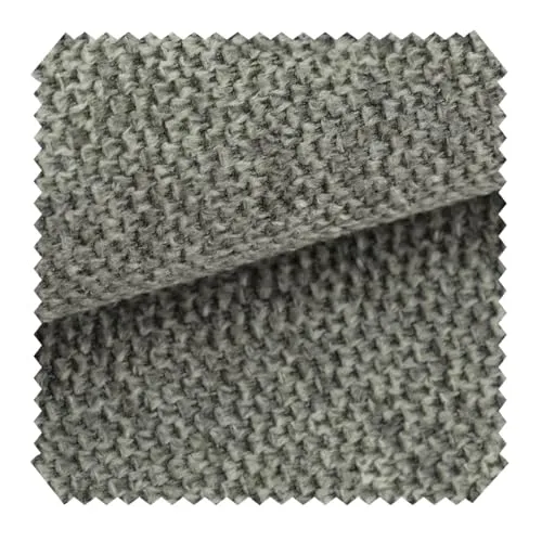 novely® MATERA - Grob Gewebter Mélange Möbelstoff - UV-Beständiger Polsterstoff - Pflegeleichte Meterware 1lfm | Farbe: 03 Kiesgrau