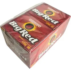 Wrigley's Big Red Kaugummi, 20 Päckchen - Wrigley's Big Red Kaugummi mit intensivem Zimtgeschmack, ideal für frischen Genuss. 20 Päckchen mit je 15 Streifen für langanhaltende Frische.
