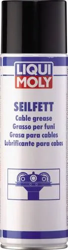 Liqui Moly Seilfett Spray 500ml - Fett & Schmieröl - Hochwertiger Schmierstoff für Drahtseile mit ausgezeichnetem Korrosionsschutz, ideal zur Hohlraumversiegelung im Kfz-Bereich.