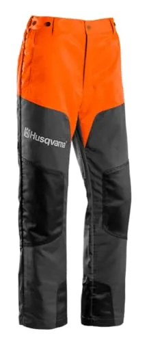 Husqvarna Schnittschutzhose Classic W 20A Größe 52 - Schnittschutzhose der Klasse 1 (20 m/s) mit Belüftungsreißverschlüssen, ideal für Sicherheit und Komfort bei der Arbeit im Freien.