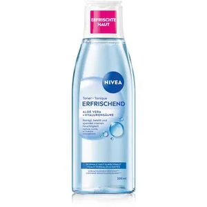 NIVEA Erfrischendes Gesichtswasser 200 ml - Reinigendes Gesichtswasser für normale und Mischhaut. Versorgt die Haut intensiv mit Feuchtigkeit, ohne sie auszutrocknen. Ideal für ein erfrischtes Hautgefühl.