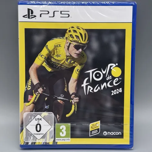 PlayStation 5 PS5 - Tour de France 2024 - PC- & Videospiele, erlebe die packende Fahrradrenn-Atmosphäre im Multiplayer-Modus auf der PS5 mit beeindruckender Grafik und vielfältigen Sprachen.