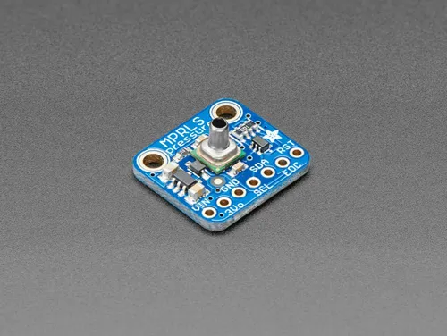 Adafruit MPRLS Drucksensor-Breakout, 0 bis 25 PSI - Sonstige Komponenten, ideal für präzise Druckmessungen in engen Räumen dank Metallanschluss und einfacher Integration mit Mikrocontrollern.