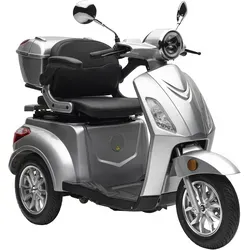 Elektromobil NOVA MOTORS "Bendi" - Silber - Motorroller: Sicher, komfortabel und umweltfreundlich – das Elektromobil Bendi mit Doppelakkusystem bietet bis zu 80 km Reichweite und emissionsfreies Fahren.