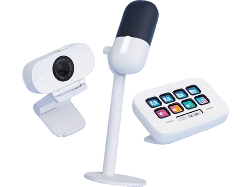 ELGATO Neo 3-in-1 Streaming Bundle, Weiß - Streaming Bundle für kreative Inhalte, bietet vielseitige Nutzungsmöglichkeiten für Streamer und Videoproduzenten.