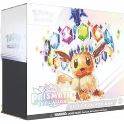 Pokemon Prismatische Entwicklungen Top-Trainer-Box SV 8.5 ENG - Vorbestellung - TCG OVP Displays, enthält exklusive Karten und Spielmaterial für Pokémon TCG-Fans, ideal für Sammler und Spieler.
