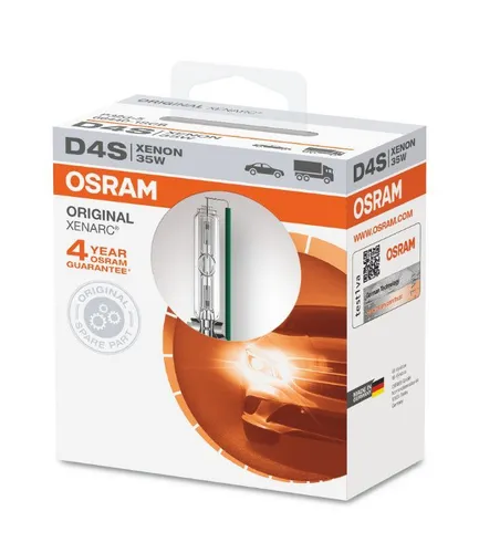 OSRAM Xenarc Night Breaker D1S Auto-Lampe 66140XN2 - ECE-zertifizierte Xenon-Scheinwerferlampe mit bis zu 220% mehr Helligkeit und 3.200 Lumen Lichtstrom, ideal für bessere Sicht und Sicherheit auf der Straße.