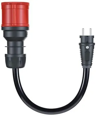 go-e Adapter Gemini flex 22 kW - Wallboxen - Adapter für go-e Charger Gemini flex 22 kW auf Haushaltssteckdose, ideal für flexible Ladeoptionen und einfache Nutzung zu Hause.