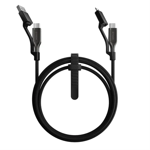 Nomad Universal Kevlar Kabel USB-C 1,5m - Hochwertiges USB-C-Kabel mit Kevlar-Verstärkung für maximale Langlebigkeit. Ideal für zuverlässige Datenübertragung und schnelle Ladezeiten.
