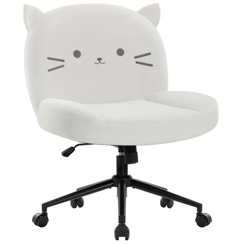 Intimate WM Heart Bürostuhl ohne Armlehne - Ergonomischer Drehstuhl mit höhenverstellbarer Funktion und mittlerer Rückenlehne, ideal für langes Sitzen im Büro oder Home Office.