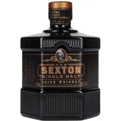 The Sexton Single Malt Irish Whiskey - 4 Jahre in Sherry-Fässern gereift, ausgewogene Aromen von getrockneten Früchten und rauchigem Eichenholz