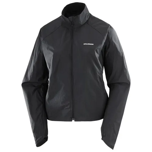 Salomon SHAKEout FLY Damen Noir S - Die leichte Salomon SHAKEout FLY Jacke für Damen bietet optimalen Schutz beim Laufen, ist atmungsaktiv und ideal für jedes Wetter.