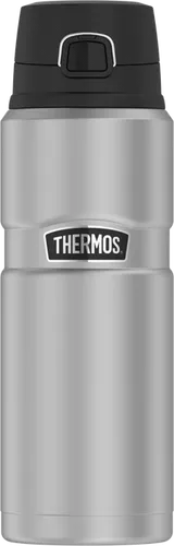 Thermos Stainless King Bottle Isolier-Trinkflasche - Thermobehälter mit 0,70 Litern Fassungsvermögen, doppelwandiger Edelstahlkonstruktion und herausragender Isolierung für heiße oder kalte Getränke, absolut auslaufsicher und benutzerfreundlich.