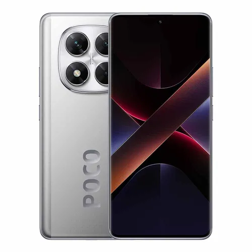Xiaomi POCO X7 5G Smartphone, 12+512GB in Silberfarben - Smartphone mit beeindruckender Ladeleistung bis zu 45W, ideal für schnelles Aufladen und optimalen Nutzungskomfort.