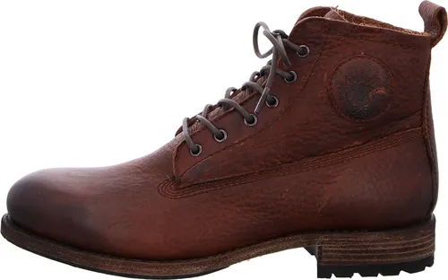Blackstone Schnürboots Mid Lace Up Boot Herren 353434323333 Braun 46 EU - Wanderschuhe aus hochwertigem Leder mit Innenmaterial aus Schafwolle/-fell für optimalen Komfort und Wärme an kalten Tagen. Ideal für Herbstwanderungen und aktive Freizeitgestaltung.