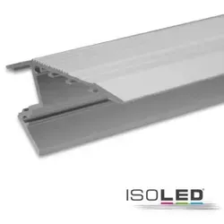 LED Treppenprofil STAIRS13 eloxiert 200cm - Zubehör für Leuchten, verwandelt Ihre Treppe in einen Hingucker mit schräger Beleuchtung für mehr Sicherheit und Atmosphäre.