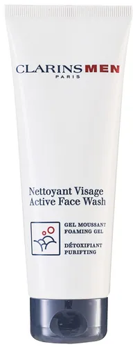 Clarins Men Nettoyant Visage Active Face Wash 125ml - Herren Gesichtsreinigungsgel, reinigt sanft und sorgt für frisches Hautgefühl. Ideal für die tägliche Pflege.