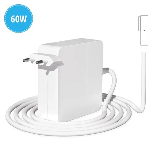 Apple MagSafe 60W Netzteil (MC461Z/A) für MacBook - Notebook-Netzteile/-Ladegeräte, zuverlässige 60W Leistung mit MagSafe-Technologie für sicheres Laden Ihrer Apple Geräte.