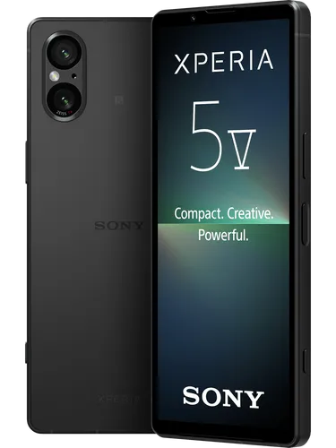 SONY Xperia 5 V 128 GB Schwarz Dual SIM - Erstklassige Kamera mit Exmor T Sensor, langlebiger Akku und stilvolles Design für beeindruckende Fotos und Videos