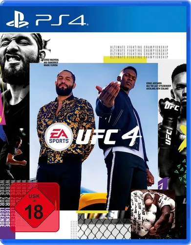 UFC 4 für PlayStation 4 - Sportspiel für PlayStation 4, erlebe die Entwicklung deines Kämpfers im neuen Karrieremodus und kämpfe in einzigartigen Umgebungen wie 'Kumite' und 'The Backyard'.