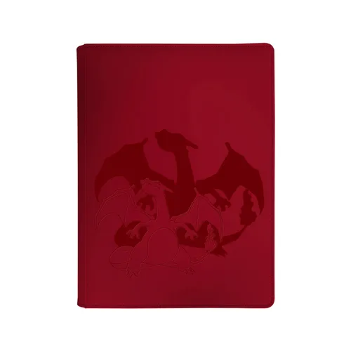 Charizard Elite Series 9-Pocket Zippered Ordner von Ultra PRO - Sammelkartenalbum mit 20 hochwertigen 18-Pocket Seiten, ideal zum Schutz und zur Präsentation deiner wertvollen Karten.