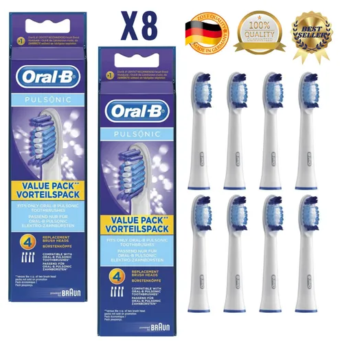 Oral-B Pulsonic Aufsteckbürsten Ersatzköpfe für Elektrische Zahnbürsten