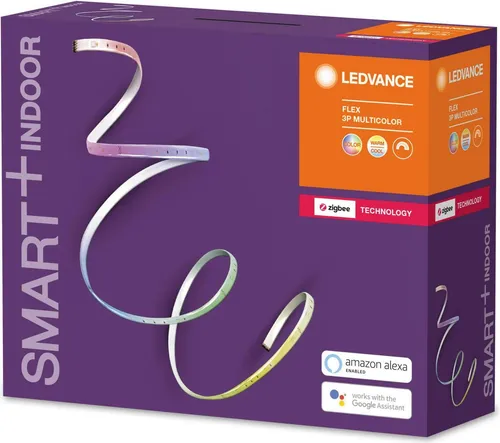 LEDVANCE Smart+ LED Streifen, ZigBee, 2700K-6500K - LED Streifen mit Farbsteuerung und einfacher Montage, perfekt für individuelle Lichtatmosphären in Ihrem Smart Home.