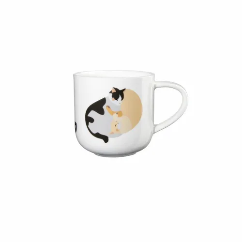 ASA Selection coppa cats & dogs Henkelbecher Siesta Kaffee Tasse Becher 400 ml