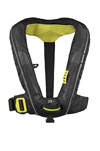 Spinlock Deckvest LITE + Schwimmweste Harness - Schwarz - Leicht - Ultraleicht und niedriges Profile, komfortablen Design