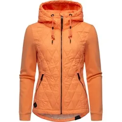 Ragwear Damen Übergangsjacke Lucinda Peach024, Gr. M - Modische Funktionsjacke für den Frühling/Herbst mit weichen Ärmeln und Kapuze, die für hohen Tragekomfort sorgt - ideal für Outdoor Aktivitäten!
