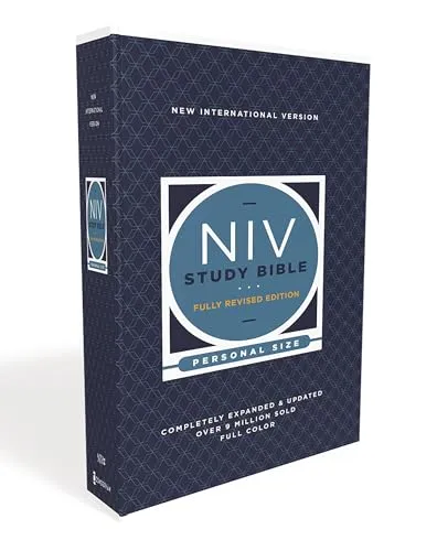 NIV Study Bible, Fully Revised Edition (Study Deeply. Believe Wholeheartedly.), Personal Size, Paperback, Red Letter, Comfort Print: New International ... Size, Paperback, Red Letter, Comfort Print