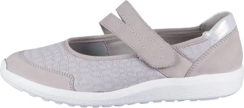 Waldläufer K-Ira stein Damen Ballerina in Grau, Größe 5