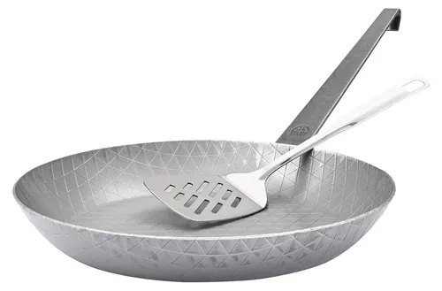 GRÄWE Schmiedeeiserne Bratpfanne Ø 28 cm - Hochwertige Schmiedeeiserne Bratpfanne, unverwüstlich und hitzebeständig, ideal für alle Herdarten inklusive Induktion. Perfekt für gleichmäßiges Braten und einfache Reinigung.