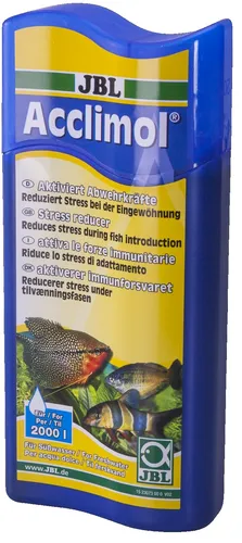 JBL Acclimol 2307300 Wasseraufbereiter für Süßwasser-Aquarien zur Neueingewöhnung von Fischen, 500 ml