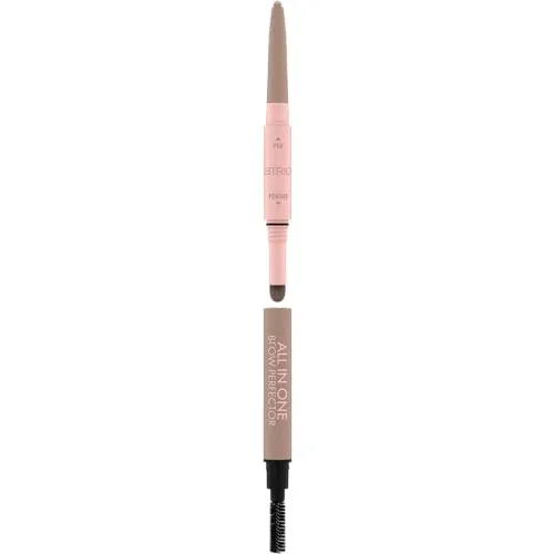 Catrice All In One Brow Perfector, Augenbrauenstift, Nr. 010, Braun, langanhaltend, abdeckend, definierend, natürlich, vegan, ohne Mikroplastikpartikel, Nanopartikel frei, ohne Parfüm, 1er Pack (0.4g)