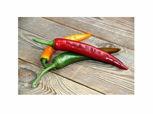 Stk - 10x Spanische Rot Gelb Grüne Peperoni Mix Gemüse Pflanzen - Samen A152 - Seeds & Plants Shop by Ipsa