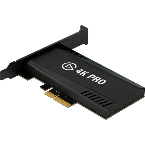 Elgato 4K Pro Capture-Karte - Interne TV-Karte für 8K60-Passthrough und 4K60 HDR10, bietet ultraniedrige Latenz und nahtloses Streaming auf allen Plattformen.
