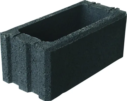EHL Mauer Planomur Normalstein Anthrazit 50 cm x 25 cm x 20 cm