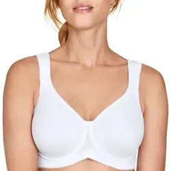 Miss Mary Stay Fresh Molded Underwired Bra BH - Weiß, E 85 - Funktionsunterwäsche mit innovativer Stay Fresh-Technologie für ein kühles und frisches Tragegefühl den ganzen Tag. Nahtlose Cups und extra Stützflügel sorgen für perfekten Halt und eine elegante Silhouette.