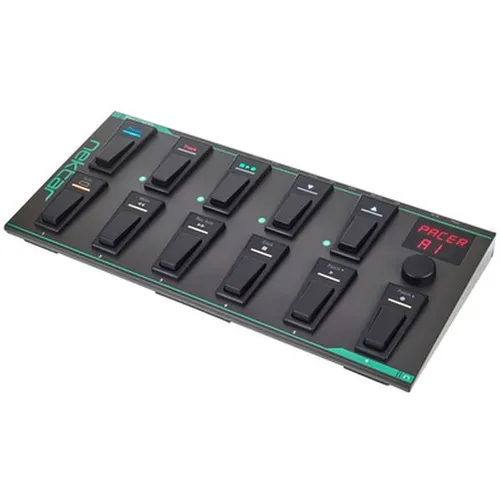Nektar Pacer USB MIDI Footswitch Controller - Audio-Controller mit DAW-Integration, ideal für Aufnahmen und Live-Performances. Bietet programmierbare Steuerung für MIDI-Geräte und bis zu 4 Expression-Pedale.