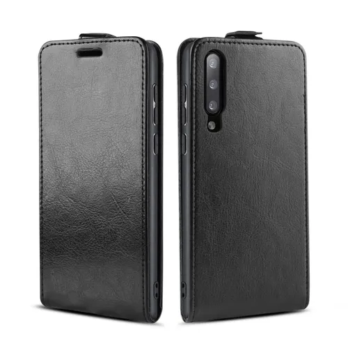 Handy Hülle für Samsung Galaxy A70 A70s Handyhülle Case Klapphülle Cover Schwarz