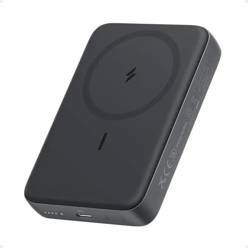 Anker Zolo magnetische Powerbank 10.000mAh - Externe Handyakkus mit 30W Max. Schnellladen, kabellos und portabel – ideal für iPhone 16/15 Serie und AirPods, hautfreundlich und robust.
