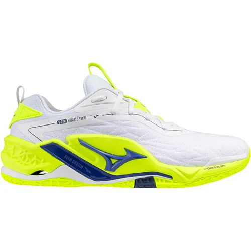 Mizuno Handballschuhe Wave Stealth Neo 2, weiß, 45, Herren - Hochwertige Mizuno Handballschuhe für Herren. Die Wave Stealth Neo 2 bieten optimale Stabilität und Dämpfung dank modernster Technologie. Ideal für engagierte Spieler, die auf Leistung und Komfort setzen.