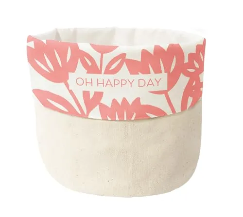 Grafik-Werkstatt Stoffkörbchen aus 100% Baumwolle | Brotkorb | Utensilo | Oh happy day