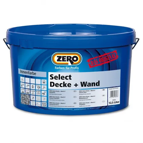 Zero Select Decke + Wand - 5 Liter Weiss 580309010