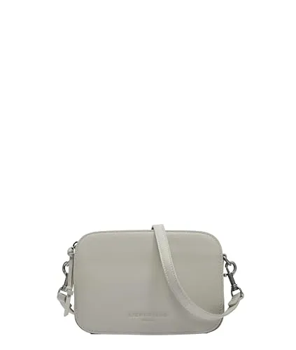 Liebeskind Berlin Damen-Umhängetasche „Luka“ – Cross-Body Bag Damen aus Leder mit verstellbaren Schulterriemen – kleine Damen-Schultertasche, Fächer mit Reißverschluss – Shoulder Bag schwarz