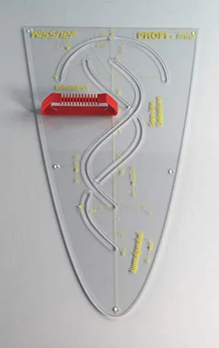 WISSNER 162650.000 aktiv Lernen-Profi-Parabelschablone 50 cm-RE-Plastic, Mehrfarbig