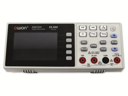 OWON XDM1041 Tisch-Multimeter - Präzise Messungen mit TRMS - Spannungsprüfer mit 8,9 cm Farb-Display, True RMS und USB-Schnittstelle für einfache Datenübertragung. Ideal für Profis und Technikbegeisterte.