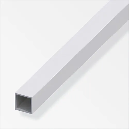 alfer Vierkantrohr 1 m, 10 x 10 x 1 mm Aluminium eloxiert silber