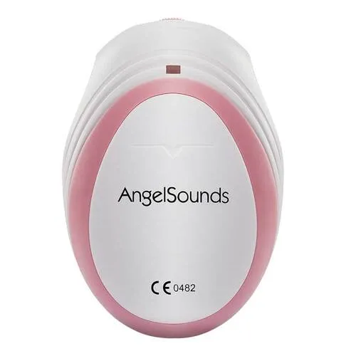 Angelsounds Mini JPD-100S Fetal-Doppler - Herzschlag hören - Doppler für Schwangere, kompakt und handlich. Lauschen Sie dem Herzschlag Ihres Babys ab der 12. Woche und teilen Sie die Freude mit Freunden dank Aufnahmefunktion.
